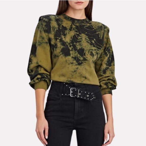 Les Coyotes De Paris Alison Tie Dye Blouson Pullover Sweater Sz 40 Medium - Picture 12 of 12